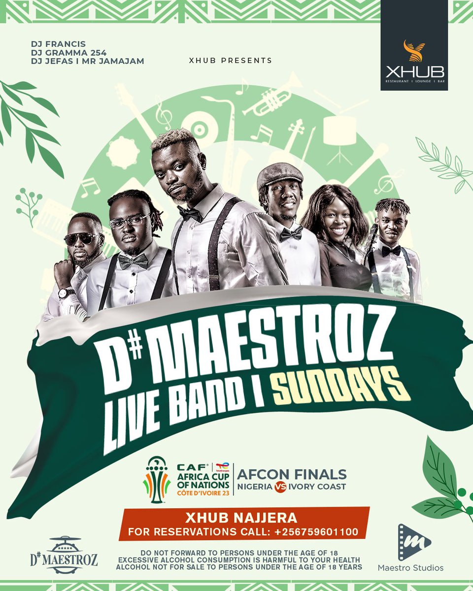 Xhub_bar's tweet photo. 🎶 Tonight's the night for some soulful vocals and funky rhythms with
#DMaestroz! Join us for an electrifying live music performance you won't want to miss. 🎵 #Sundayband #liveband
@DMaestroz
@mrjamajamafrica
@djgrama254
@deejayjefas https://t.co/T5avJYo8cT
