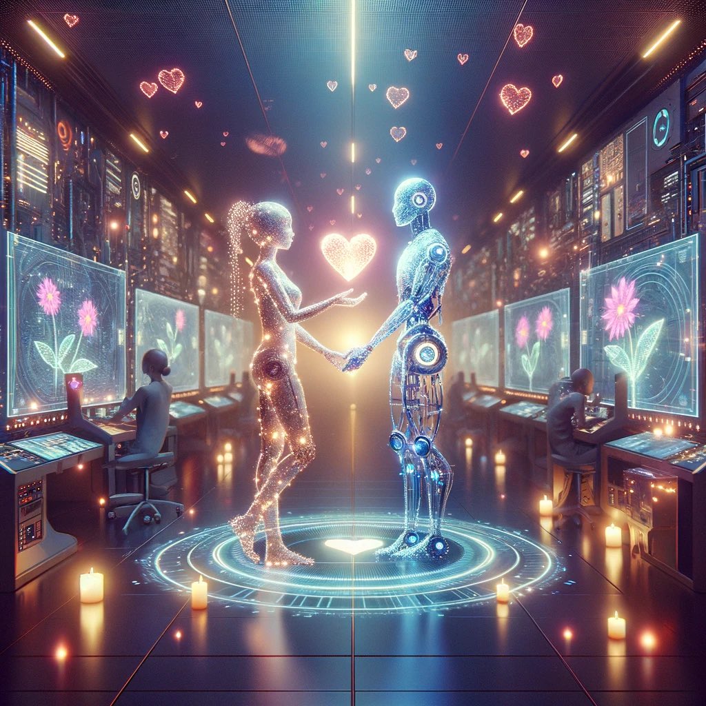 Dropout__Dev's tweet image. On this Promise Day, let&apos;s celebrate the connections that transcend our physical realm. As technology entwines with our daily lives, it reminds us of the heartfelt promises we make to each other. #PromiseDay #HumanAIHarmony #FuturisticLove #TechnologyMeetsHeart