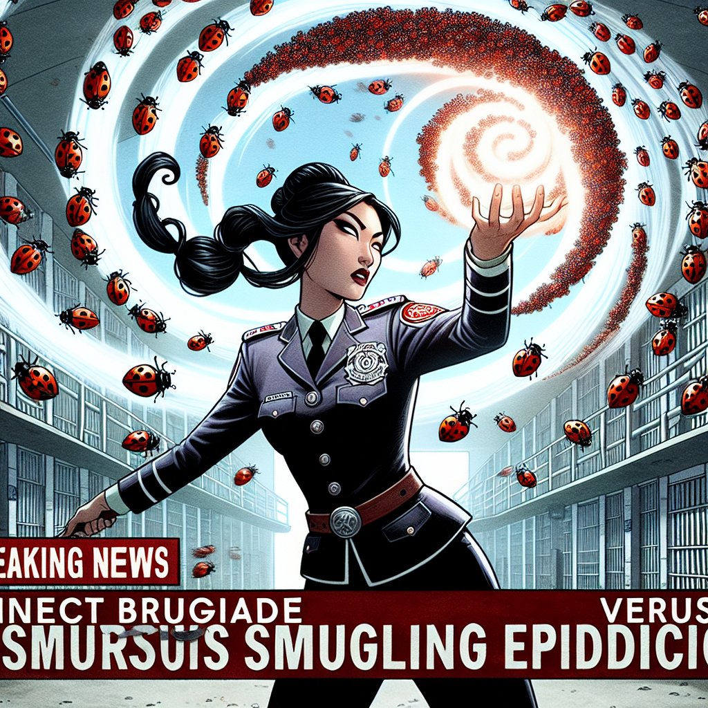 bullastrologer's tweet image. BREAKING NEWS: Virgo Warden Unleashes Ladybugs to Combat Jail-Smuggling Epidemic! #Virgo #BugFighter #LadybugChaos #Astrology