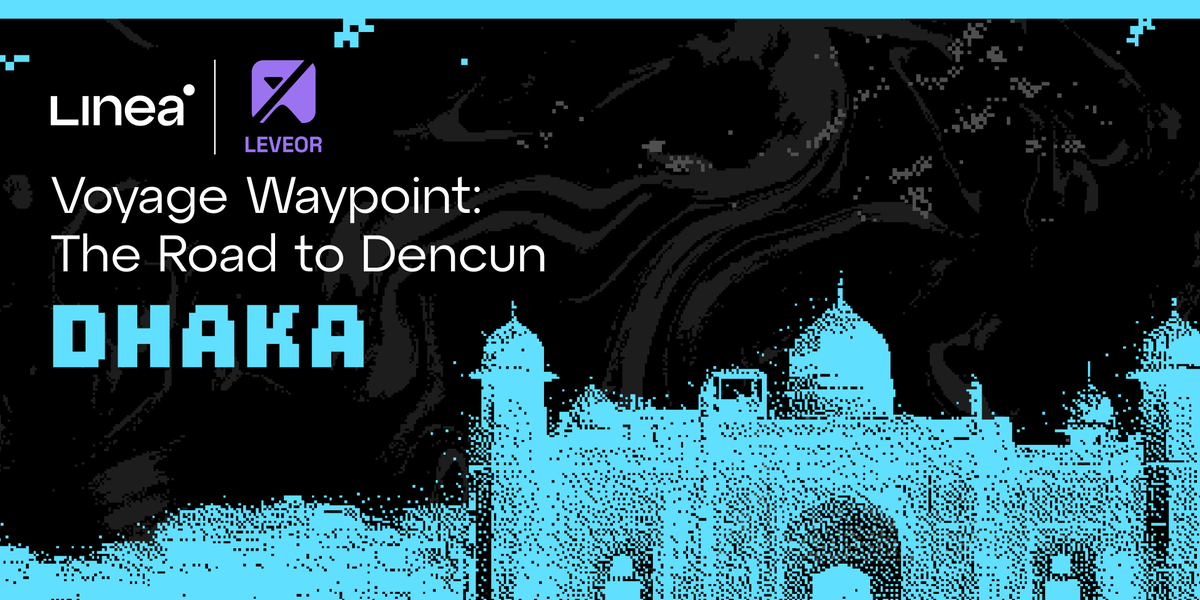 Hey builders! It's time to drop the official registration link for Linea Voyage Waypoint! Follow this link below to secure your spot now - registration closes in 3 days:
blocklive.io/event/roadtode…

<a href="/LineaBuild/">Linea.eth</a> <a href="/Consensys/">Consensys.eth</a>

#Consensys #Linea #Voyagewaypoint #Dhaka #Leveor #Dencun
