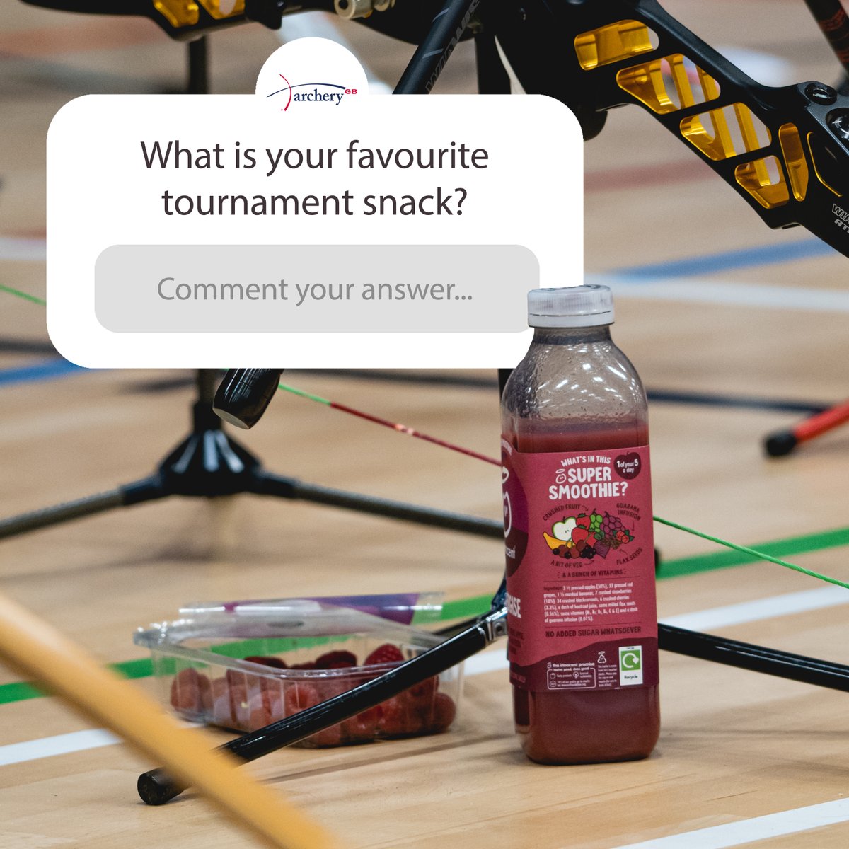 What is your go to snack for tournaments and competitions?🍌

Let us know your favourites in the replies below 😋

#Archery #ArcheryLifestyle