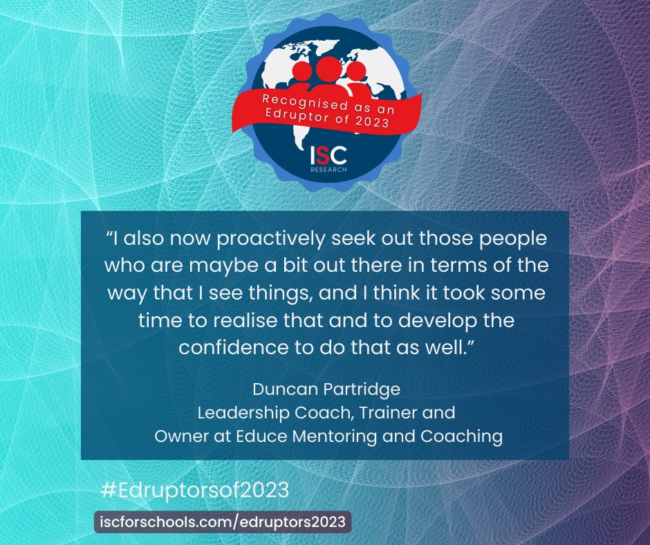 @educe_coaching, Leadership Coach, Trainer and Owner of Educe Mentoring & Coaching and #Edruptorof2023, explains how he seeks diversity in the content he shares and accounts he follows on social media as a method of expanding his knowledge. Find out more: ow.ly/5aih50QpqYO