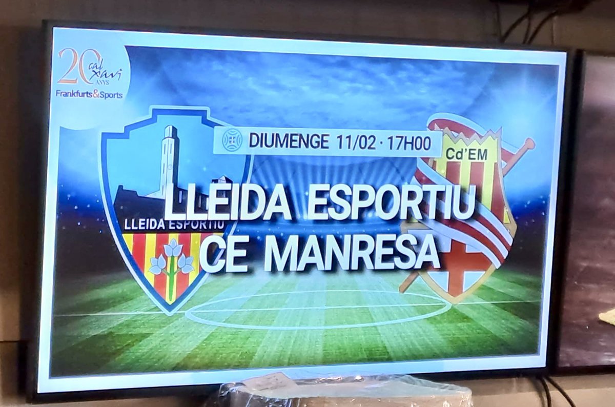 CdEManresa's tweet photo. ๐ญ ๐๐ ๐๐๐๐๐๐, ๐ ๐๐๐ ๐๐๐๐
๐บ Si no viatgeu a Lleida, el partit televisat per ๐น๐๐๐ก๐๐๐๐๐๐๐ข๐ a #CalXavi a les 17h.
#LleidaEsportiuManresa https://t.co/cQY5eRNE95