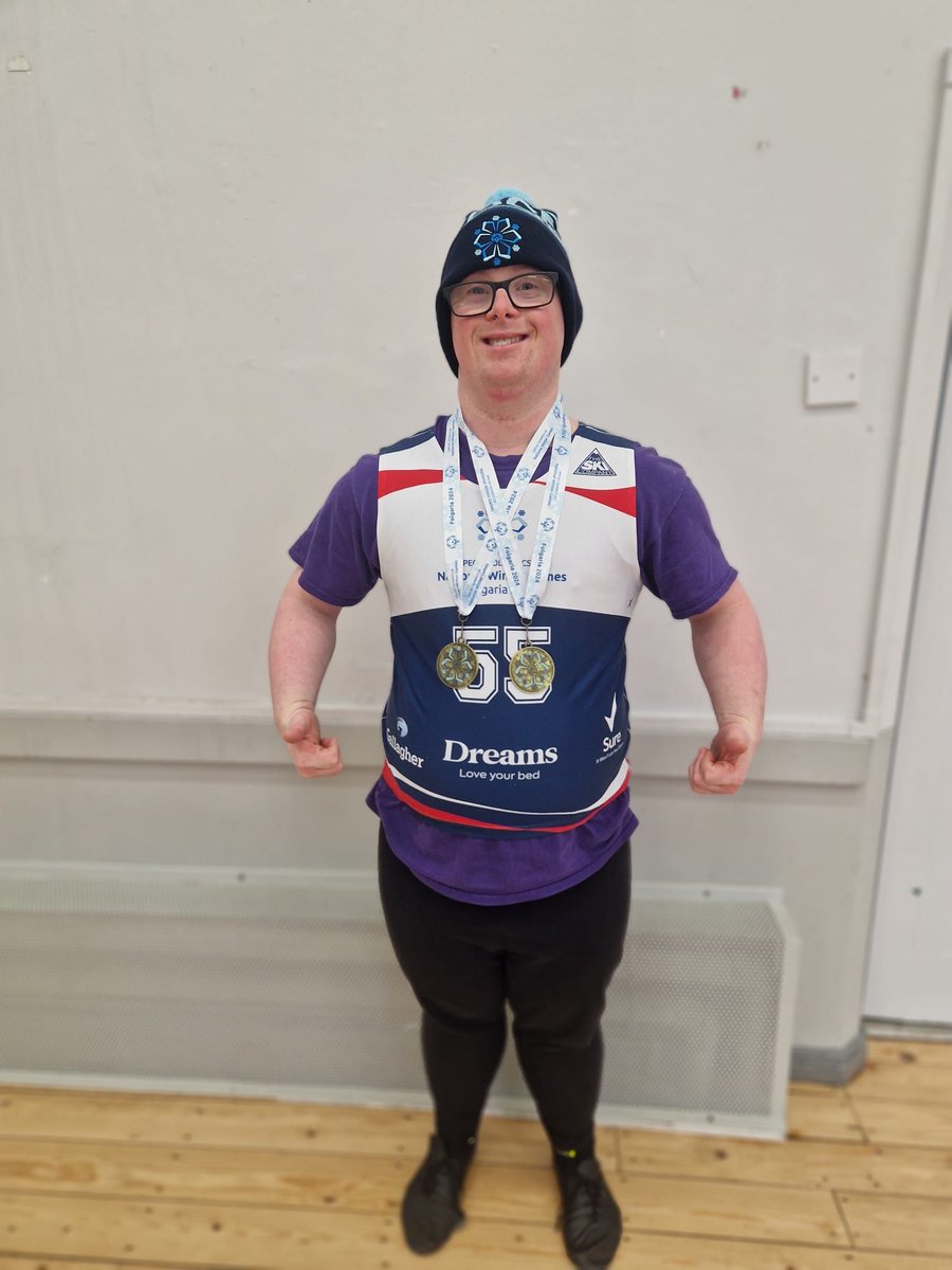 🎉 Huge congratulations to our Dance Leader David Corr, on winning 2 Gold Medals at  @SOGreatBritain National Winter Games #Folgaria2024! 🏅🏅 Well done, David! 🙌🎊 #TeamDS #SpecialOlympics #DavidCorr #GoldMedals

Read more about David's story: dancesyndrome.co.uk/davids-story/