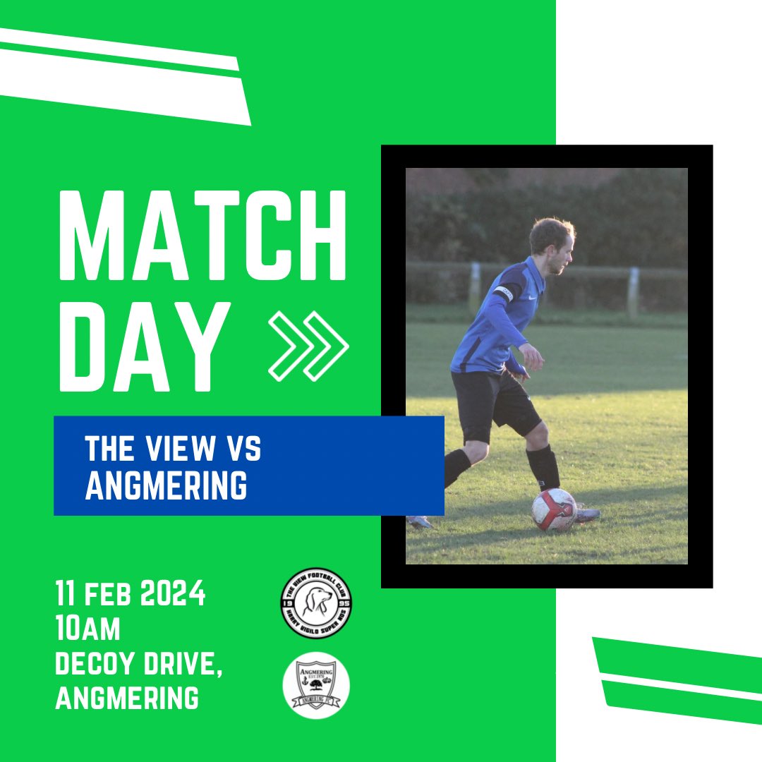 TheViewFC's tweet image. 🚨 MATCH DAY🚨

🆚 Angmering
⏰ 10am/11:30am
📍 Decoy Drive, Angmering

The Sundays travel to Angmering today as they face Angmering in a double header in the league!💚
