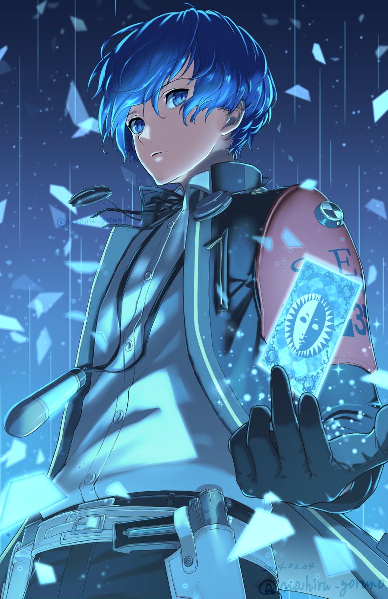 ペルソナ「ペルソナ3R キタロー#P3R #Persona3 」|よるのまひる:絵を描く人のイラスト