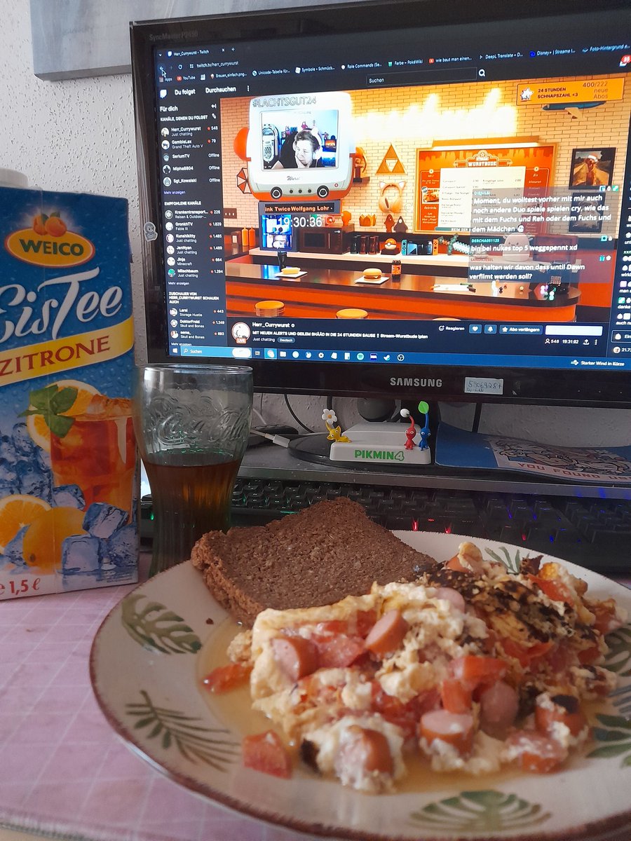 24er nähert sich dem Ende! 
Frühstück/Mittagessen 🥸👀 #lachtsgut24