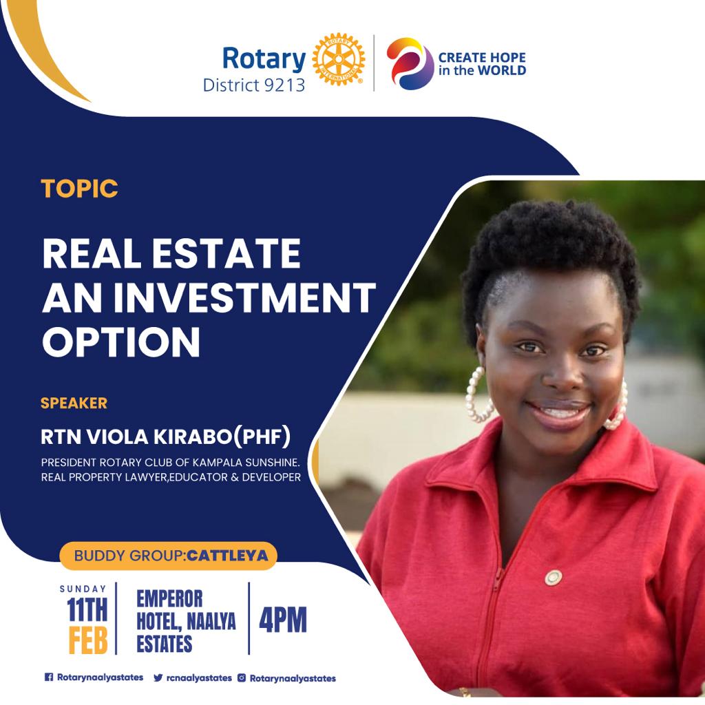 Ultimately,the best investment decision depends on an individual circumstance and risk tolerance, but why would you opt to invest in real estate,the answer is here👇?
<a href="/gipsug/">Global Institute of Property Studies</a> 
<a href="/Pyramid_Housing/">Pyramid Housing Uganda</a>  <a href="/Douglas_mukwaya/">Douglas Mukwaya.</a> 
<a href="/Muculezi/">Innocent Muculezi.</a> 
<a href="/HKPropertiesUg/">Haji Kalungi Properties</a> 
<a href="/5SquareHomes1/">5 Square Homes</a>
@FPAffordable 
<a href="/RcKampala/">Rotary Club of Kampala Sunshine</a>