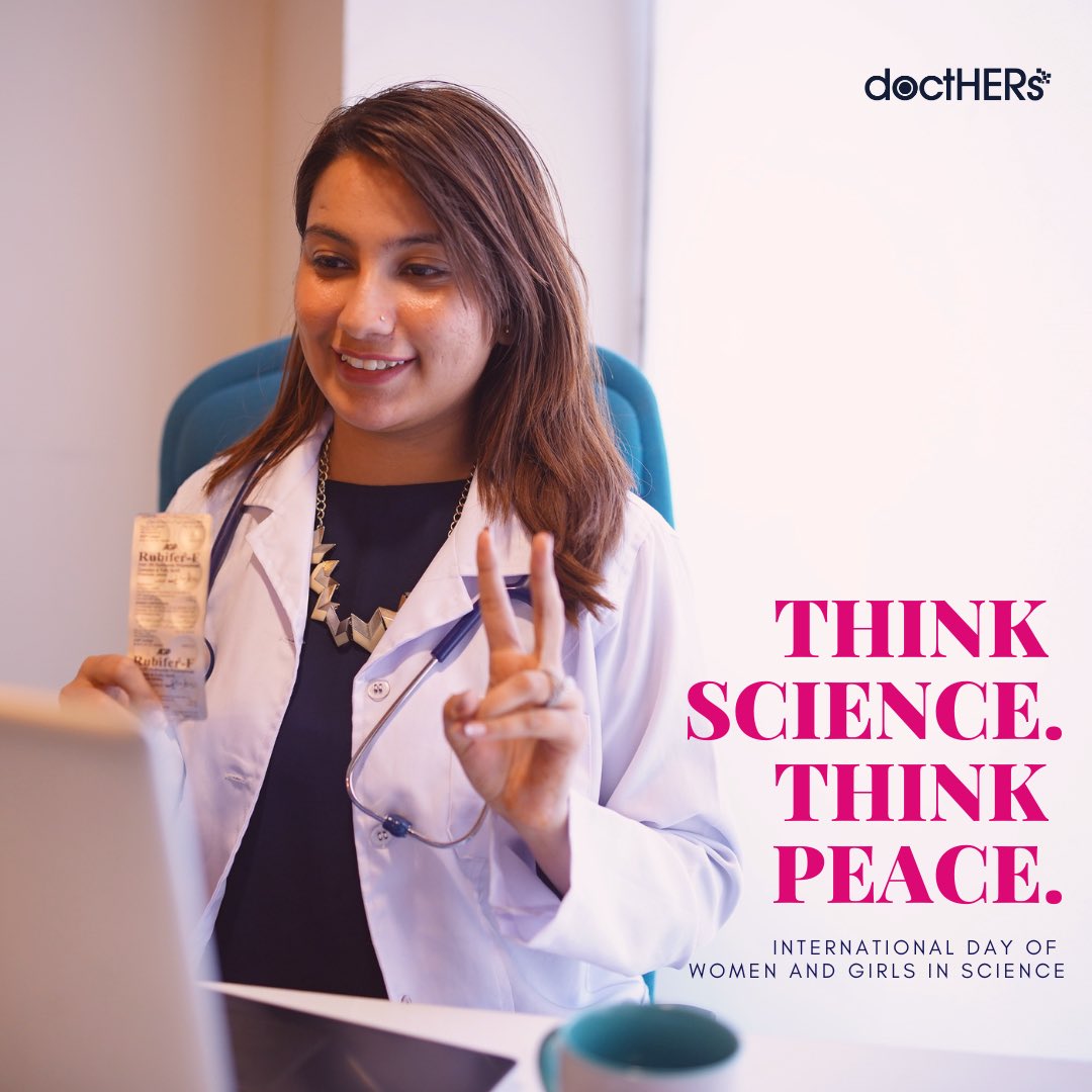 It’s #InternationalDayOfWomenAndGirlsInScience and the theme for this year is “A New Era For Sustainability: Think Science, Think Peace” 🥼🔬

At #doctHERs, we remain committed to seeing women and girls in science leadership. Together, let's think science, think peace ✌️