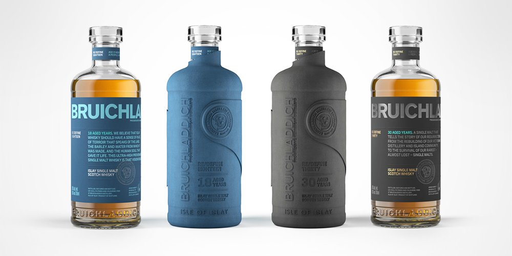 Bruichladdich launches an 18 Year Old and 30 Year Old in a new sustainable packaging. The first in their new high-age statements range @Bruichladdich #whisky whiskynotes.be/2024/whisky-ne…