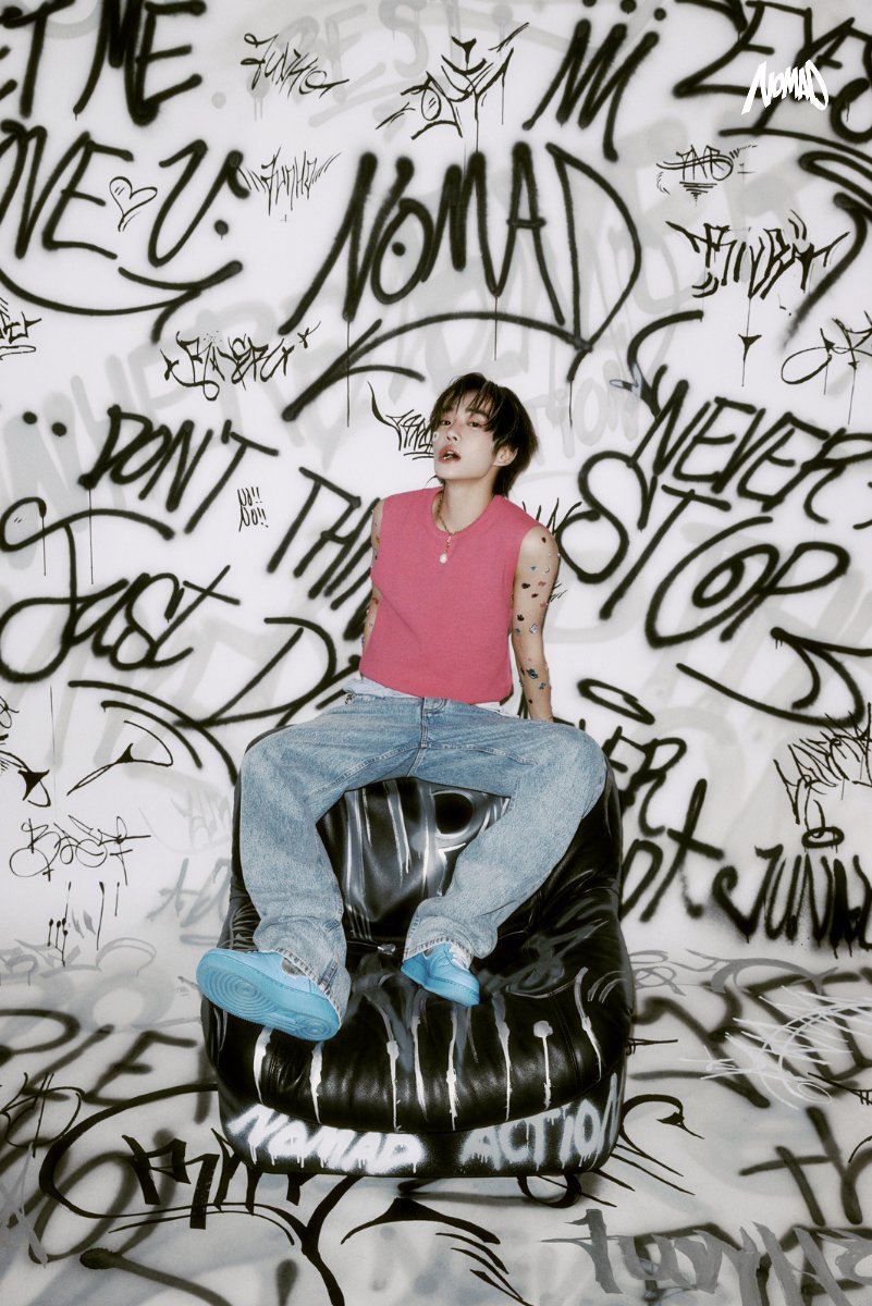 NOMAD_is_here's tweet photo. NOMAD 노매드 1st EP <NOMAD>
CONCEPT PHOTO 2 #SANGHA 

2024.02.28 WED 6PM (KST) 
1st EP <NOMAD> RELEASE

#NOMAD #노매드
#DOY #SANGHA #ONE #RIVR #JUNHO
#도의 #상하 #원 #리버 #준호 https://t.co/zVYU7RdcCR