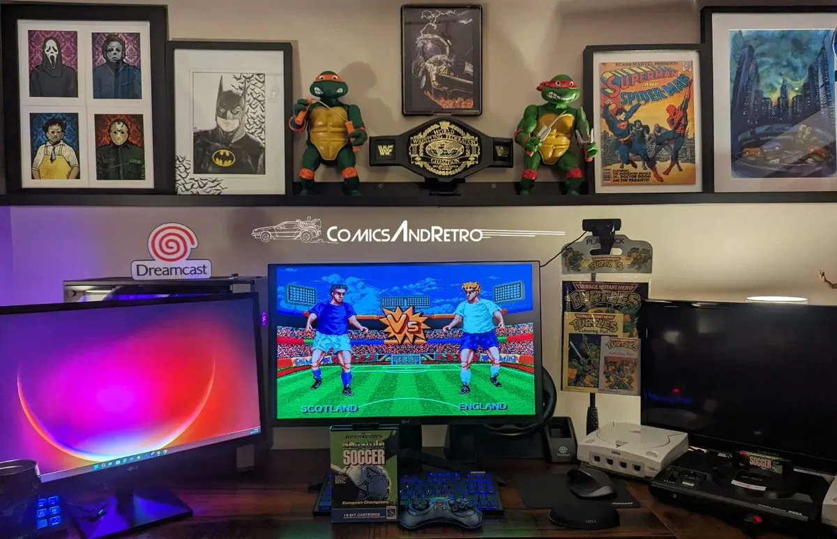 RETROBUNGATV's tweet photo. Last night I played #sensiblesoccer on the #megadrive for the first time in years
forgotten how fun this #megadrivegame is
#megadrivegames #segagames #segaclassics #segagenesisgames #segagenesis #retrogamecollection #retogames #retrogamer #retro #gameroom #retrogaming https://t.co/vYaKBfzsgv