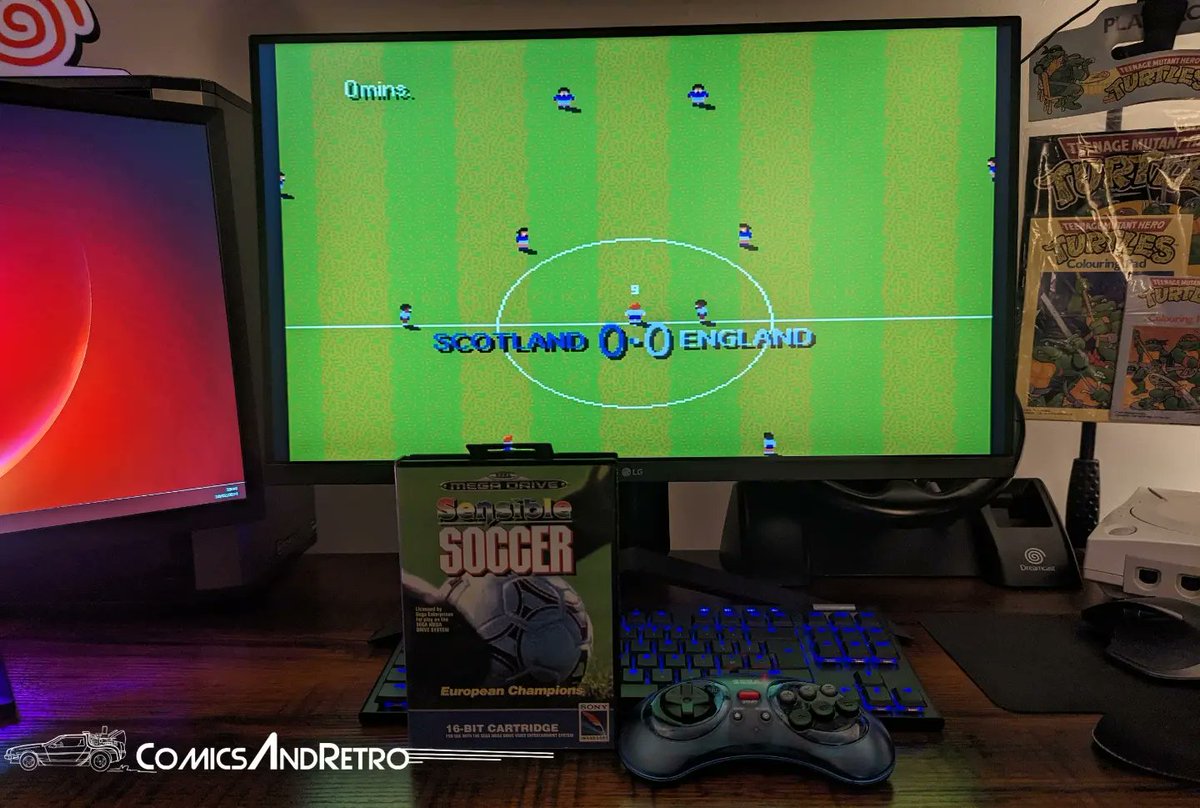 RETROBUNGATV's tweet photo. Last night I played #sensiblesoccer on the #megadrive for the first time in years
forgotten how fun this #megadrivegame is
#megadrivegames #segagames #segaclassics #segagenesisgames #segagenesis #retrogamecollection #retogames #retrogamer #retro #gameroom #retrogaming https://t.co/vYaKBfzsgv