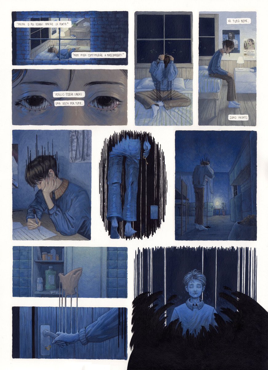 it’s been one year since i made this little comic story project… im still very fond of it #illustration #art