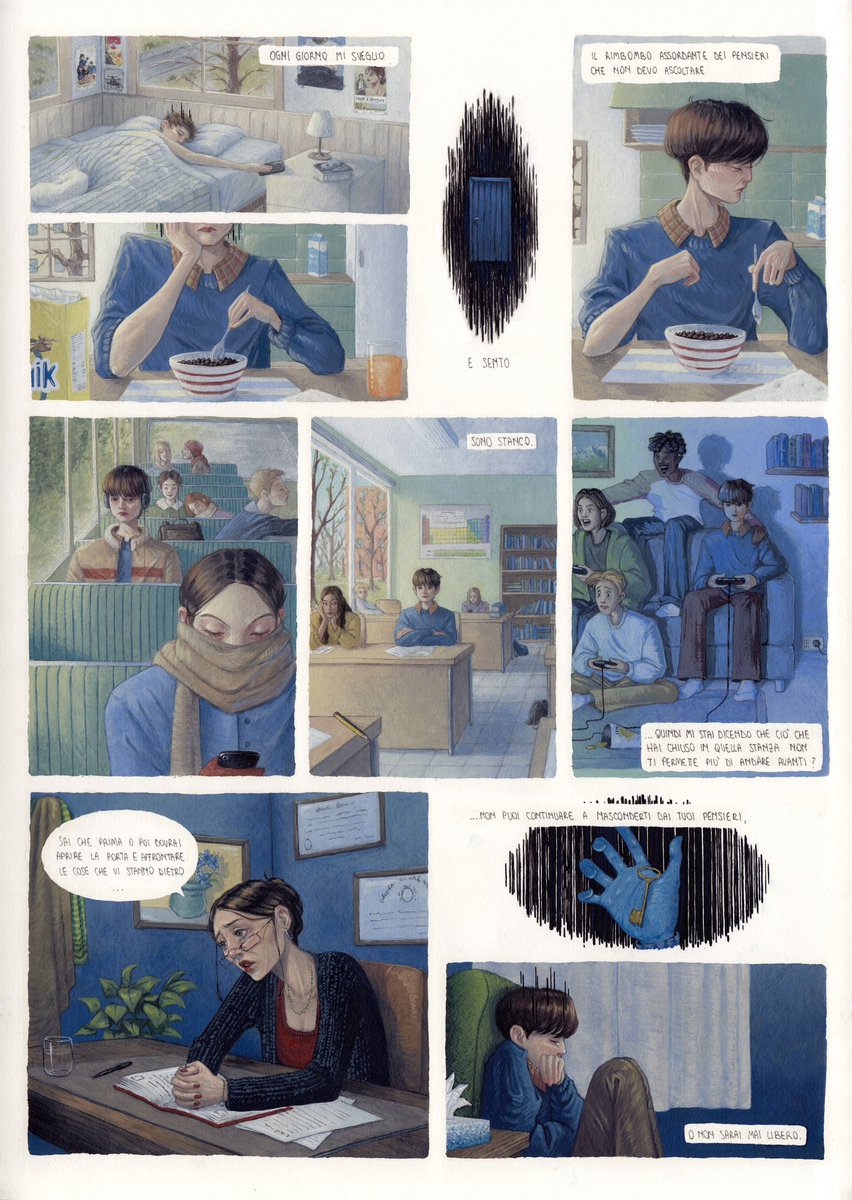 hqouch's tweet photo. it’s been one year since i made this little comic story project… im still very fond of it #illustration #art https://t.co/jKWzSstM22