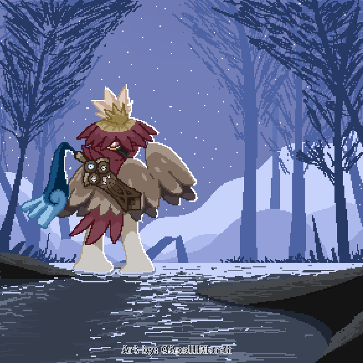 ApelllMerah's tweet photo. #PixelArt part 10, Pokemon Go Raid Day! Hisuian Decidueye debut 🦉
.
.
#PokemonGO #Pokemon #Decidueye #ジュナイパー #PokemonGOApp #PokemonArt #PokemonGOraid #pokemonfanart #Art #PIXEL https://t.co/BXif5NG3Pf