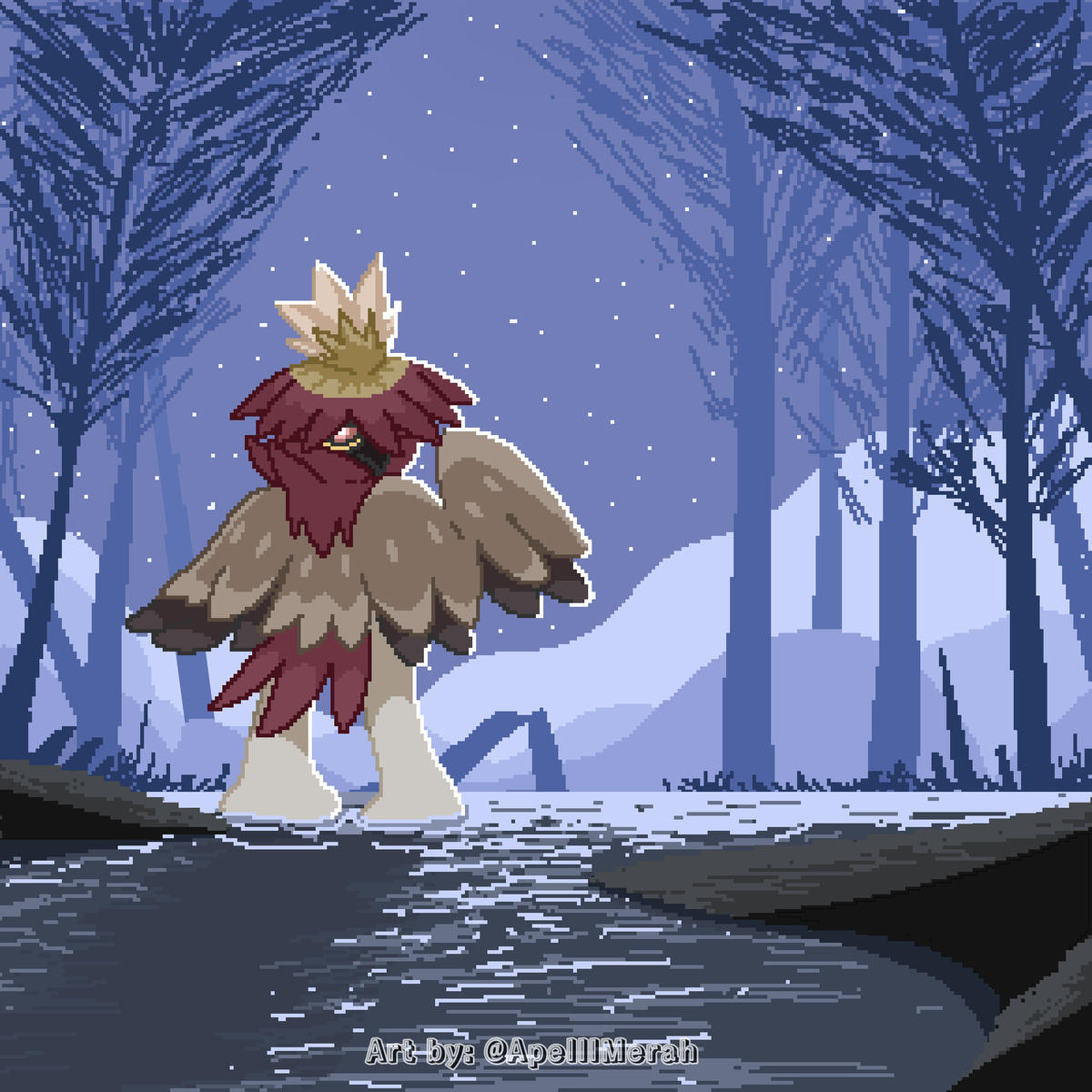 ApelllMerah's tweet photo. #PixelArt part 10, Pokemon Go Raid Day! Hisuian Decidueye debut 🦉
.
.
#PokemonGO #Pokemon #Decidueye #ジュナイパー #PokemonGOApp #PokemonArt #PokemonGOraid #pokemonfanart #Art #PIXEL https://t.co/BXif5NG3Pf