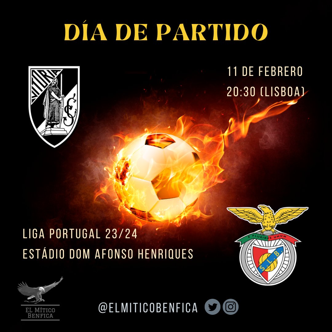elmiticoBenfica's tweet photo. ¡Hoy no es un día cualquiera!
¡Hoy juega el incomparable @SLBenfica!
🚺
🇪🇸16:00
🇦🇷 12:00
🚹
🇪🇸21:30
🇦🇷17:30
#SLBVFC #VSCSLB #EuAmoOBenfica #SóHáUmBenfica #LigaBPI #LigaPortugal @VitoriaSC1922 https://t.co/0tikcNjLwA