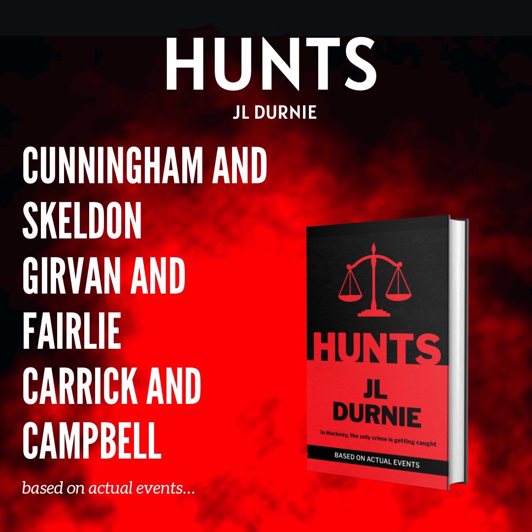 #Hunts Crime Fiction - 1980s Hackney Where the law and justice collide, with explosive results Special offer £1.99 At that price, it’s a crime not to buy it… Kindle/Ebook now available at Amazon for £1.99 amzn.to/3sw6pKL #CrimeFiction #Debut