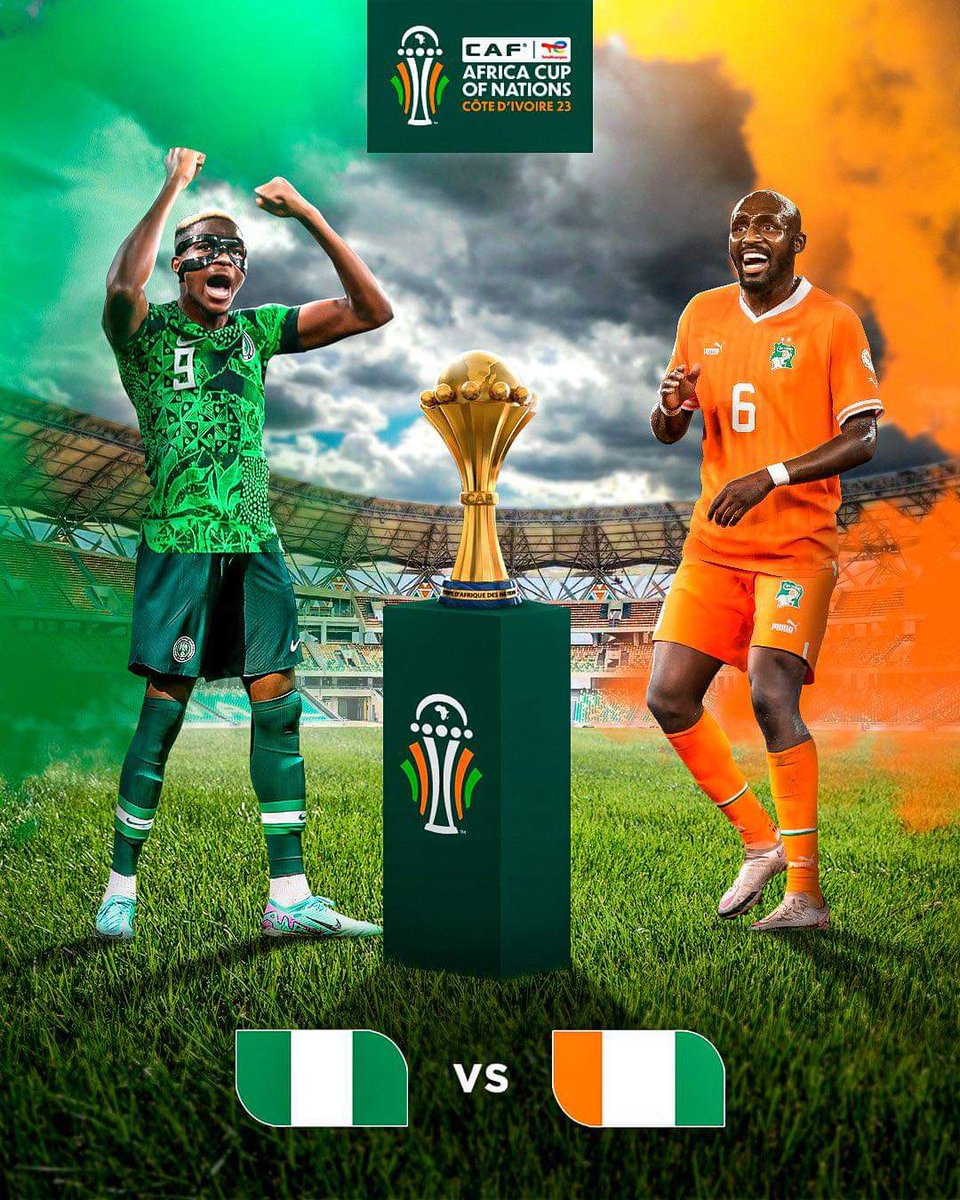 vicentmarcus's tweet photo. The AfCON final
#LetDoItAgain
Nigeria ๐ณ๐ฌ VS Ivory Coast ๐จ๐ฎ
Follow, Predict and win!
Predictions end at 8:40PM
Notedโ๏ธ5 winners will be picked randomly ๐ณ๐ฌ๐ณ๐ฌ๐ณ๐ฌ๐ณ๐ฌ๐ณ๐ฌ https://t.co/xxWHgVZIok