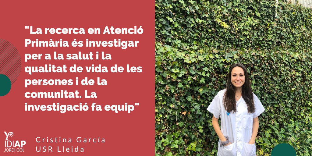 IDIAPJGol's tweet photo. Cristina Garcia, investigadora de la #USRLleida, posa en relleu l’impacte de la #recerca en #AtencióPrimària sobre la qualitat de vida de les persones. #DiaDonaiNenaCiència https://t.co/h4umwRFvcC