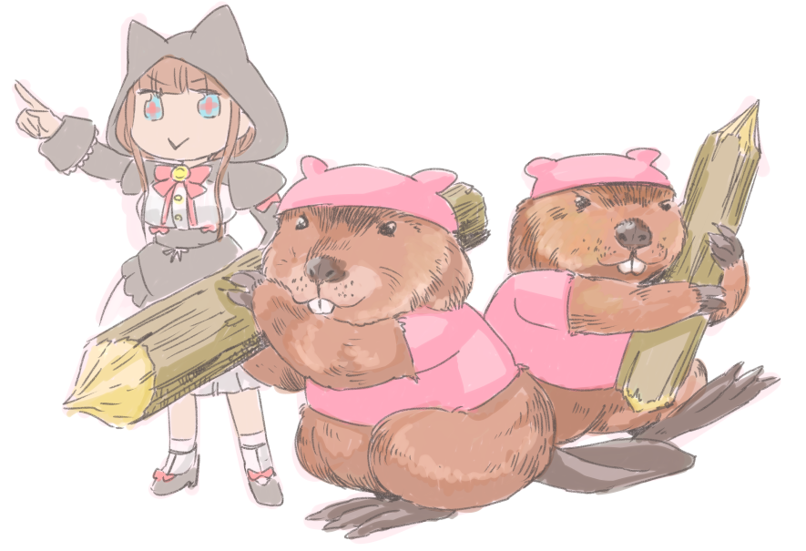 「水陸両用のニューカマー ちえりーシー建設従業員#ちぇり絵 」|じゃばのイラスト
