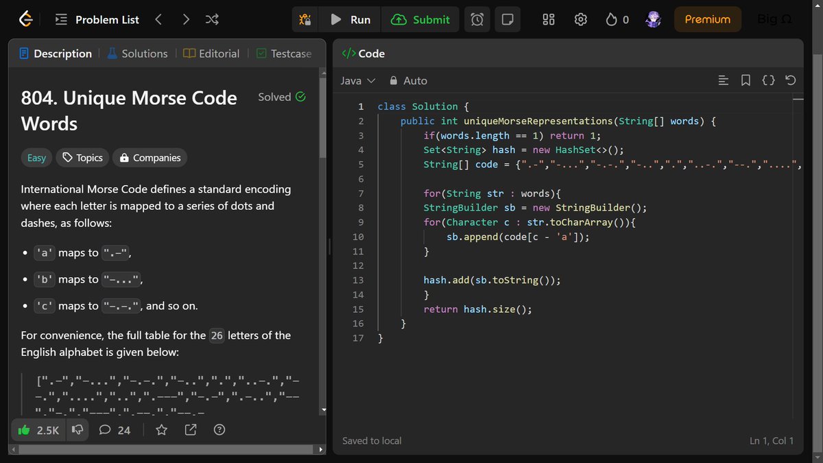 nehathecoder's tweet image. Day 100 of #100DaysOfCode
Proud to share this. It's been an incredible journey of daily coding, growth, and pushing boundaries 🎯
🌟DSA :
✅ Unique Morse Code Words
✅ Subtree of Another Tree
✅ Delete Node in a Linked List
✅ Recamans sequence
#code