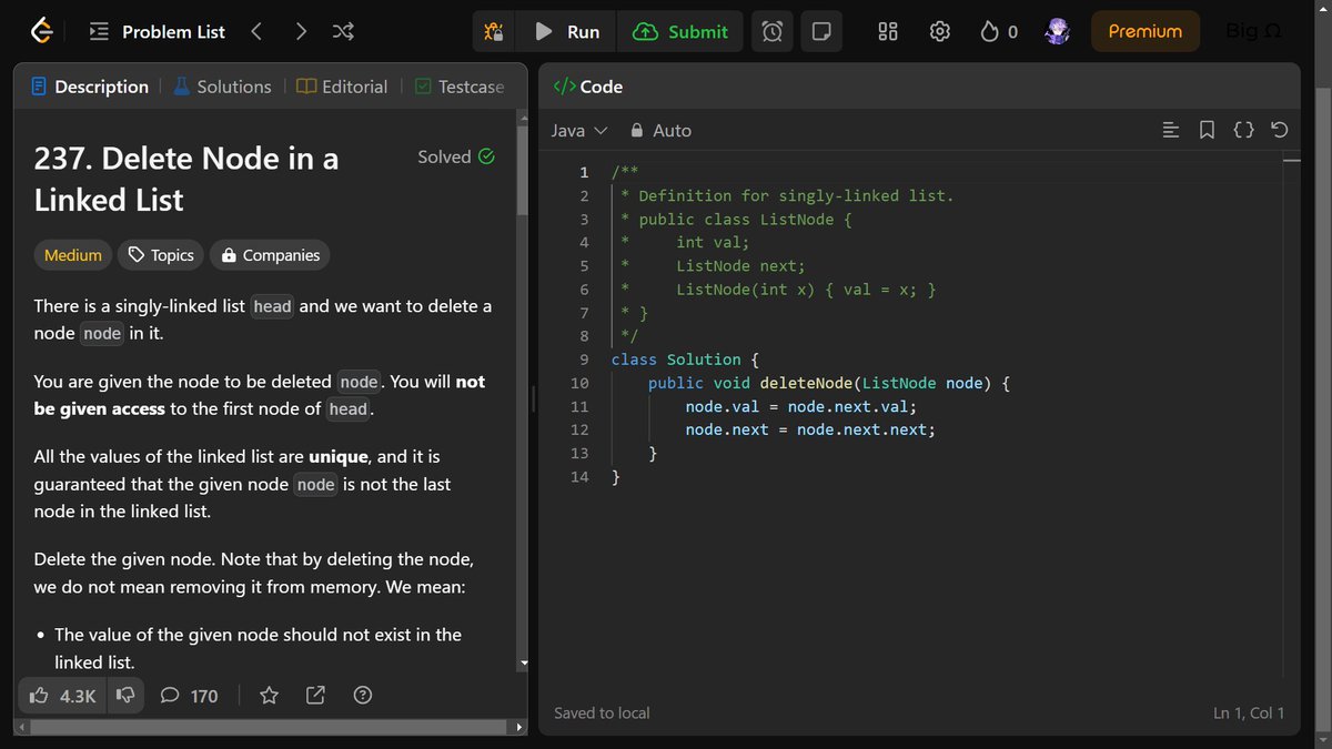 nehathecoder's tweet image. Day 100 of #100DaysOfCode
Proud to share this. It's been an incredible journey of daily coding, growth, and pushing boundaries 🎯
🌟DSA :
✅ Unique Morse Code Words
✅ Subtree of Another Tree
✅ Delete Node in a Linked List
✅ Recamans sequence
#code