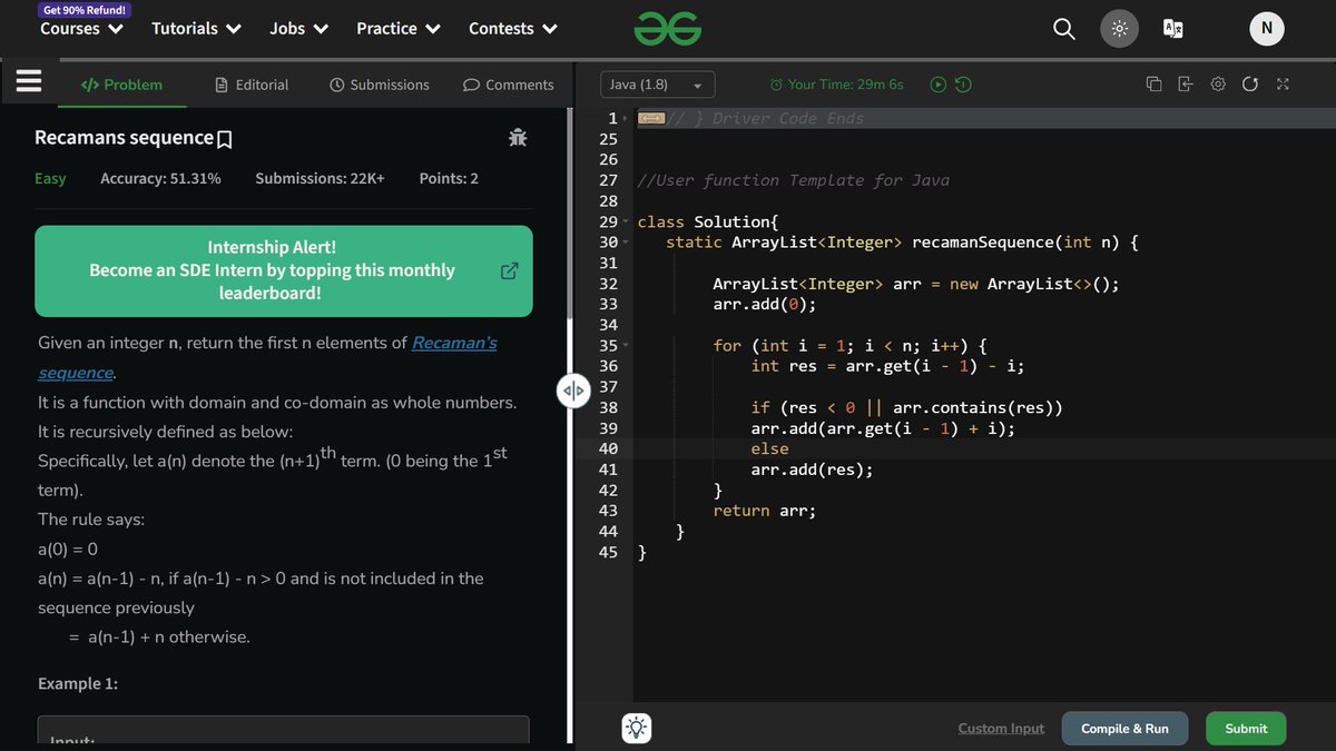 nehathecoder's tweet image. Day 100 of #100DaysOfCode
Proud to share this. It's been an incredible journey of daily coding, growth, and pushing boundaries 🎯
🌟DSA :
✅ Unique Morse Code Words
✅ Subtree of Another Tree
✅ Delete Node in a Linked List
✅ Recamans sequence
#code