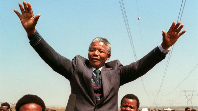 AfricanArchives's tweet photo. On this day in 1990, Nelson Rolihlahla Mandela, a revolutionary leader, was released from prison after 27 years. https://t.co/EgvtzcLg4H