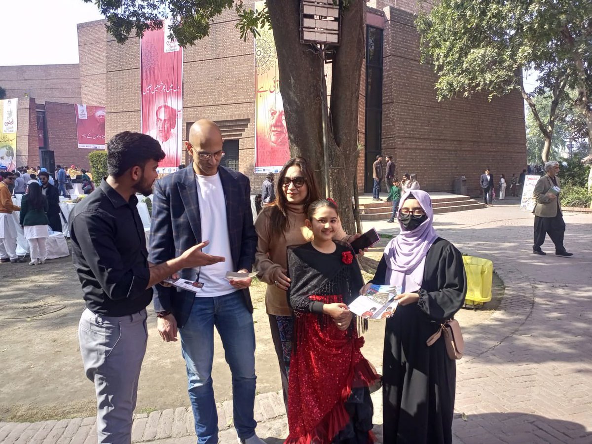 CHDHospital's tweet photo. In #CHDAwareness Week (Feb. 7-14), our dedicated team, raised awareness of our cause, which is to ensure that not a single child with #CHD in Pakistan remains untreated, at #FaizFestival (Day 2).
#CHDWeek #HeartMonth #CHDAware
@captainmisbahpk @SaminaSays
#PCHF #MySecondInnings https://t.co/Sgm1nwZNOh