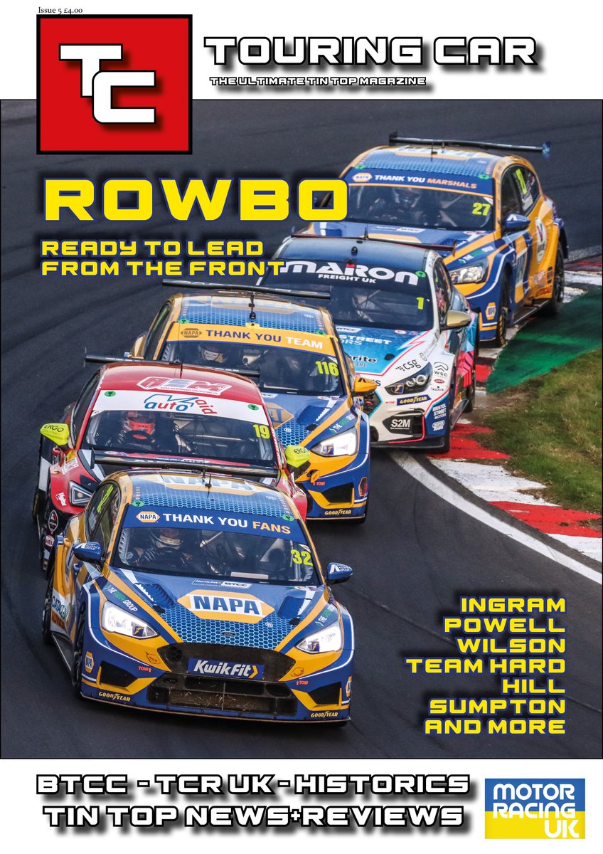 The latest issue of our magazine? For free?! Rowbottom, Sumpton, Ingram, Powell, Hill, Wilson, Cook, Edwards, Team HARD and their 2019 Silverstone win. In depth coverage of @BTCC @TCRUK_series Click the link, read it here 👇 (or order a print copy!) motorracinguk.com/2024/02/10/tou…