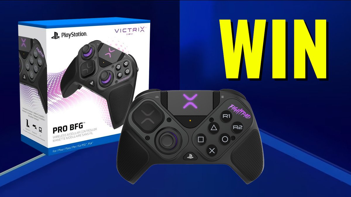 AlwaysOnAus's tweet photo. WIN: Victrix Pro BFG PS5/PS4/PC Controller https://t.co/ZUyns4Synj https://t.co/GWZ1H0PgFb
