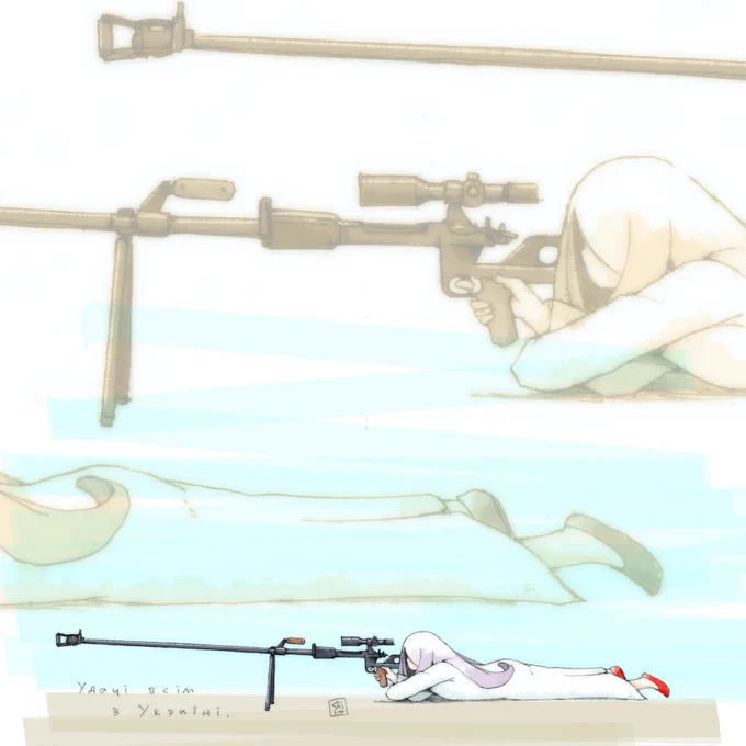 #このタグを見た人は黙って銃を持ったキャラを貼れ 