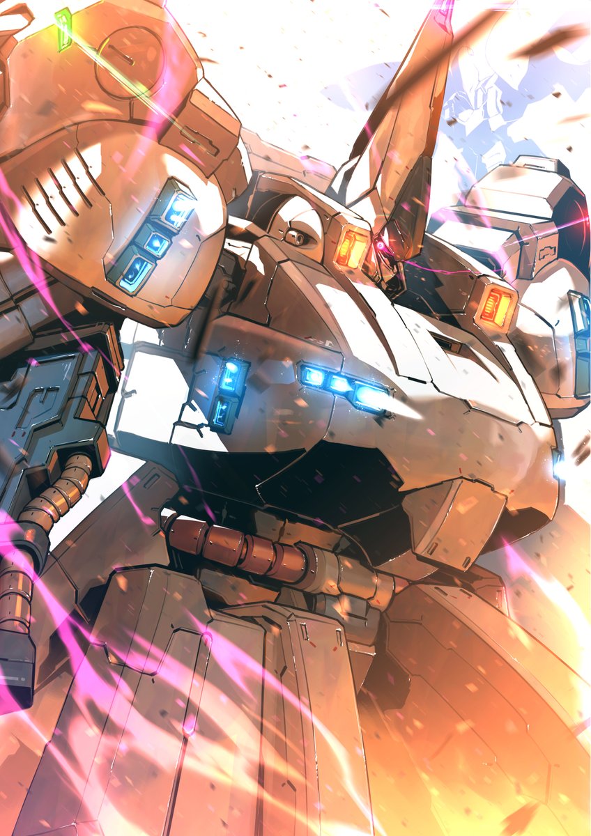 mecha robot v-fin no humans solo mobile suit science fiction  illustration images