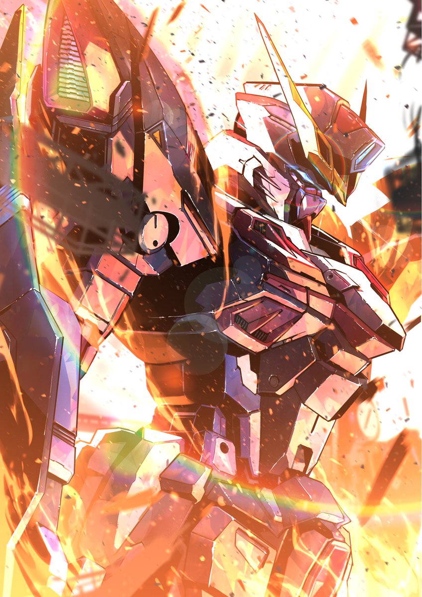 mecha robot v-fin no humans solo mobile suit science fiction  illustration images