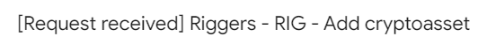 RiggersFinance's tweet photo. Riggers has applied for @CoinMarketCap! (848813)🤝 https://t.co/fIK2dLAlgy