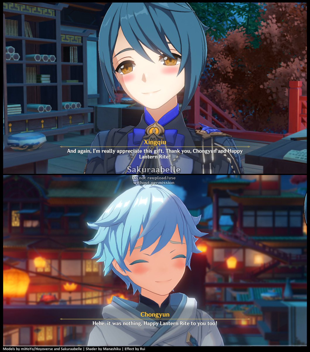 Happy Lantern Rite !! 🎇🎆🧨
With Xingyun moment~ 🍨📘

Probably imagine this is a deleted scene on Lantern rite 4.4 part 3 cutscene 😂🥹

#Genshinlmpact #Chongyun #Xingqiu #Xingyun #Chongqiu #LanternRite2024