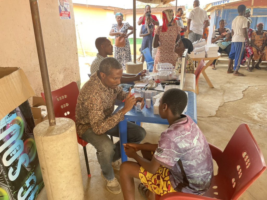 Thomas_Ampem_'s tweet photo. Health.
Day 3 of the free eye screening, free glasses, and free medication happening at Anum.
#buildinghana https://t.co/Qmkm5VArN3