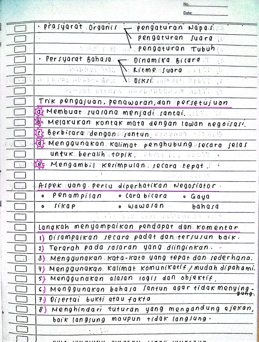 archuitect's tweet photo. catatan bahasa indonesia kelas 10 #sanotes
✦ ࣪ ₊ teks negoisasi https://t.co/nBnr2auoW6