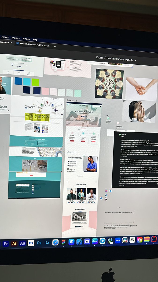DopeOblivion's tweet image. A messy Figma file is a good project.