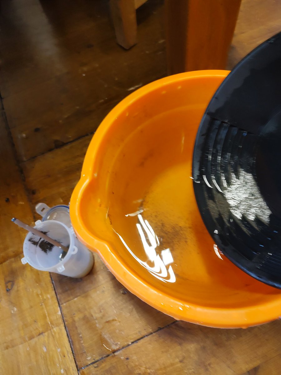 SedberghGold's tweet photo. Doing a bit of indoor panning today, got a snap lock pot of concentrates where we'd removed the big easily visible flakes of gold in the pan, but there were flecks of gold still in so we kept swilling the pan into the pot before doing a fresh pan of gravels, not a bad little haul https://t.co/STMKHvfXoJ