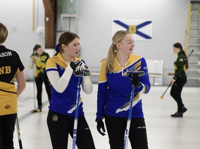 Congrats 👏🏽 to Morgan on winning the Spirit Award! 
Presented to the player who best combines the high ideals of being a good sport, observance of rules &amp; exemplary conduct on &amp; off the ice. Voted by the competitors. 💙💛 #nationals #ottawa #championship #teamalberta #u18cc2024
