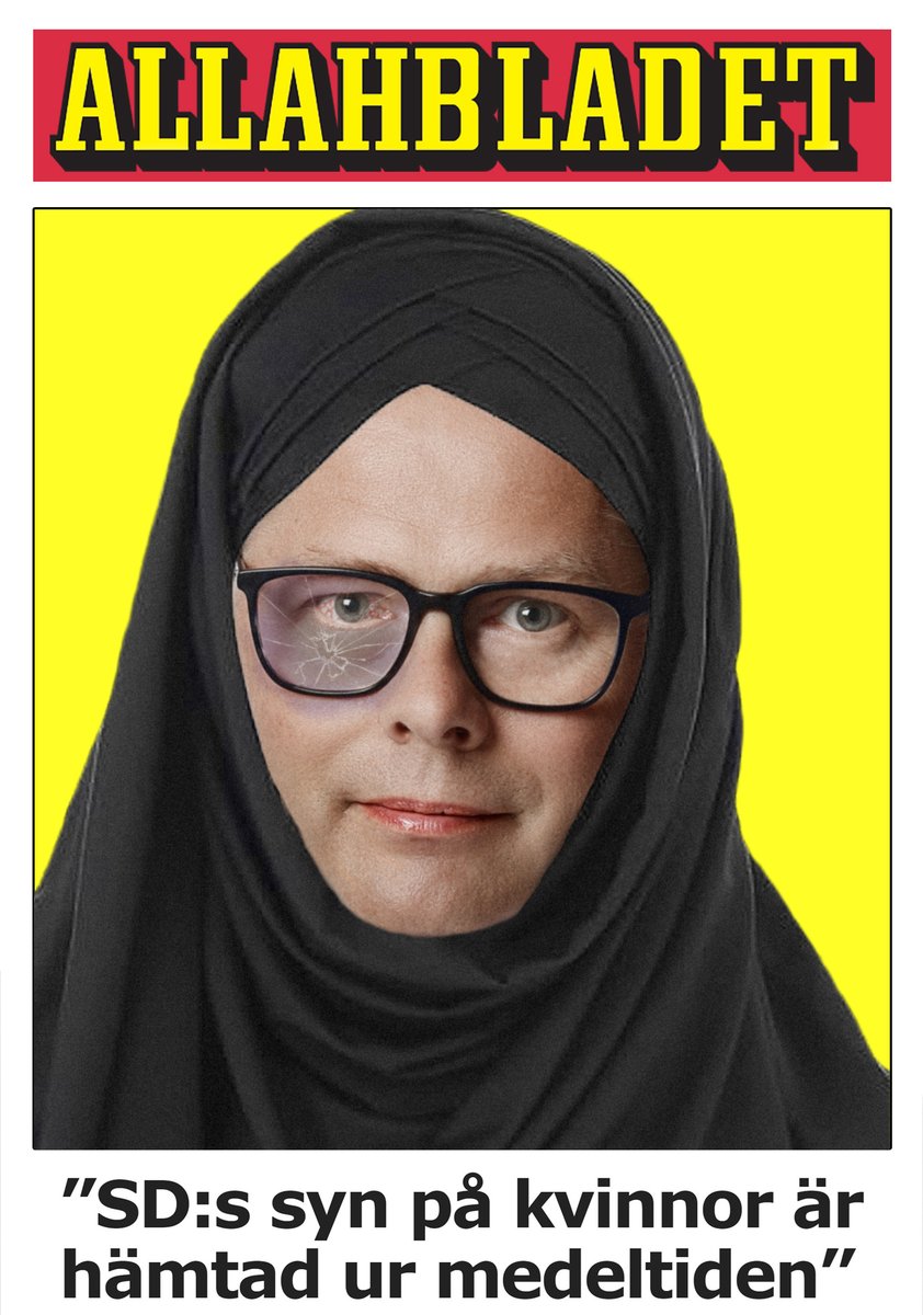 Citat från Aftonbladet Ledare igår. Ska man skratta eller gråta? Jag vet faktiskt inte. Jag skrattar så jag gråter! Eller så gråter jag av skratt! 🤣