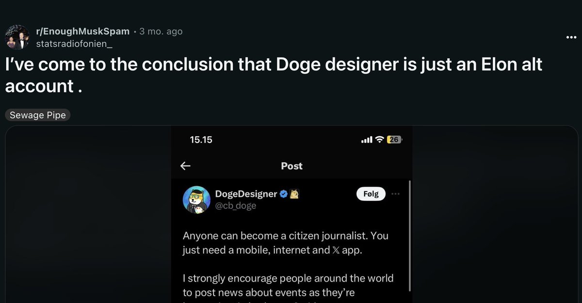 MEME launch on STONKSPAD 

Name
DOGE DESIGNER
Ticker
DOGED

Doge Designer is the most liked guy by Elon Musk

Some people say he is Elon Musk ATL or some people say he is musk's closest crypto friend

This MEME is dedicated to Doge Designer &amp; musk's best friend

Presale might