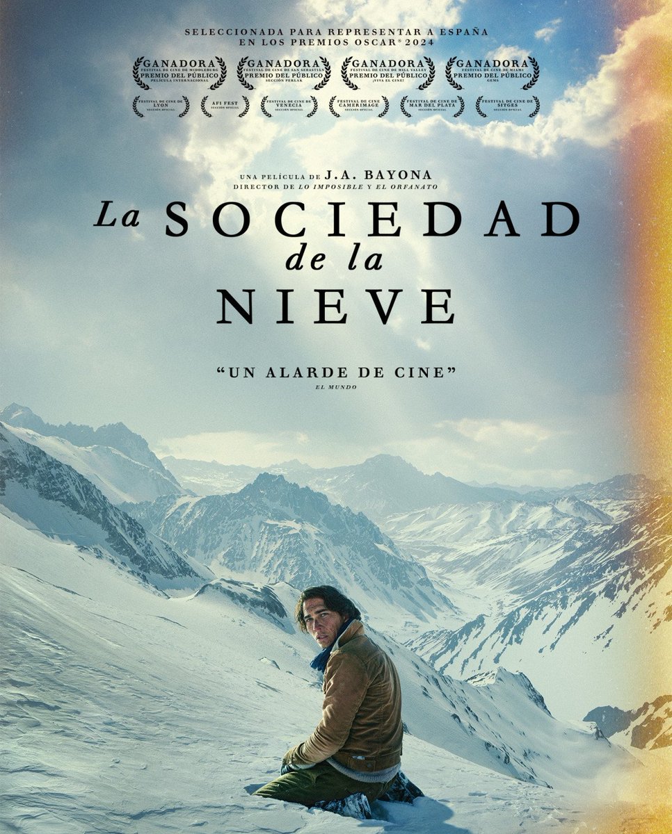 SunsEditions's tweet photo. #LaSociedadDeLaNieve gana 12 Goyas de las 13 categorías a las que estaba nominada. Esperemos que consigan ganar algunas de sus nominaciones al #Oscar.
#Goya2024 https://t.co/kUK3ERyFIZ