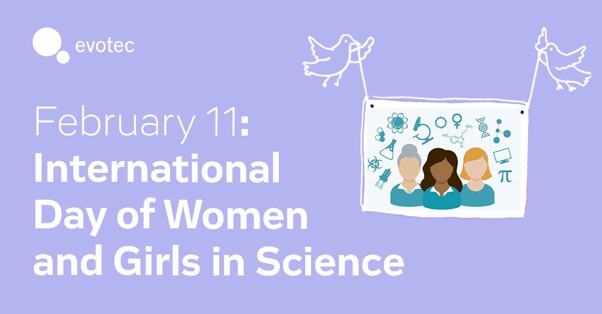 Today Evotec celebrate the #InternationalDayofWomenandGirlsinScience | Figures show that in STEM, 33.3% of researchers &amp; 35% of students globally identify as female. We are proud to say 55% of women are in science related positions at Evotec #WomeninSTEM #researchneverstops