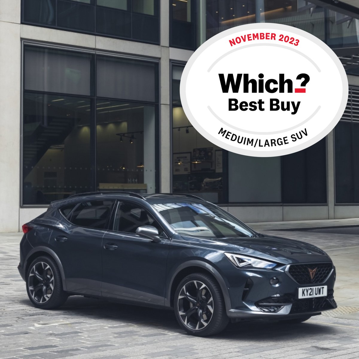 In PHEV guise, the Formentor is enticing. It’s spacious, fun to drive and comfortable.” Get the best of both in our #Formentor PHEV, awarded @WhichUK’s ’Best Medium/Large SUV’.  Want to find out more? cupraofficial.co.uk/new-cars/cupra…