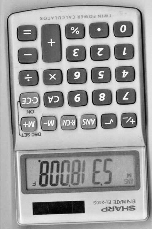 I bet many of you did this as a child! Maybe even as an adult. #70s80sChild #CalculatorBoobies