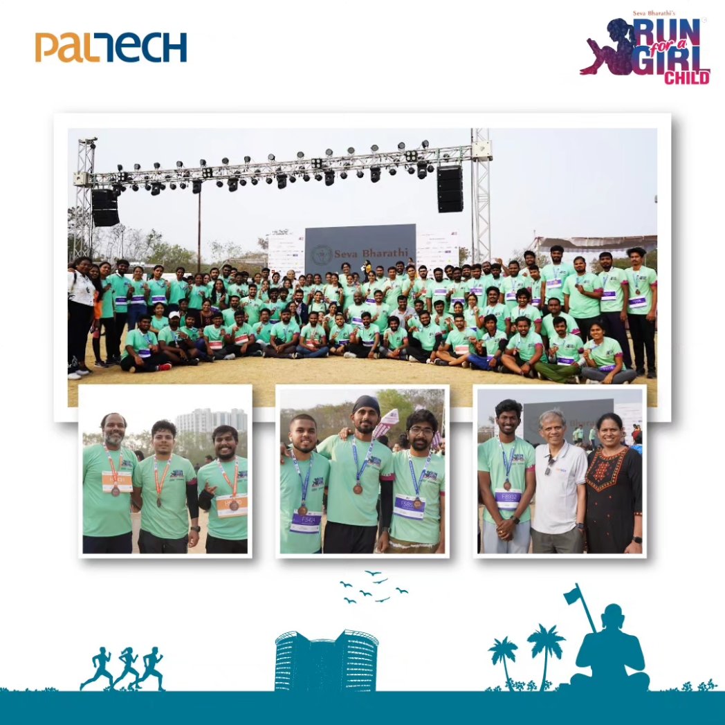 paltechconsltng's tweet photo. PalTech extends a heartfelt thank you to all who joined us at the biggest charity event in Hyderabad, for the incredible Run for a Girl Child!

Thank you once again for your unwavering support. 
#runforagirlchild #csr #techforgood #csrevent #empowerment #PalTech #future https://t.co/yFiJ9mVlym